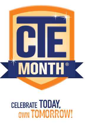 Career and Technical Education logo with the words Celebrate Today, Own Tomorrow