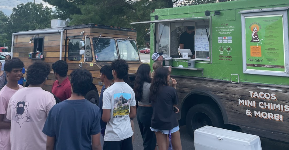 families at a back to school event