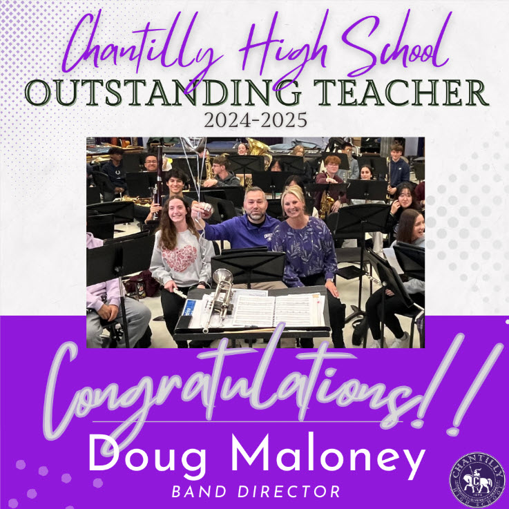 image of Doug Maloney Outstanding teacher announcement