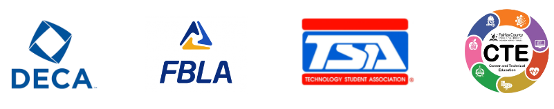 DECA FBLA TSA and CTE icons